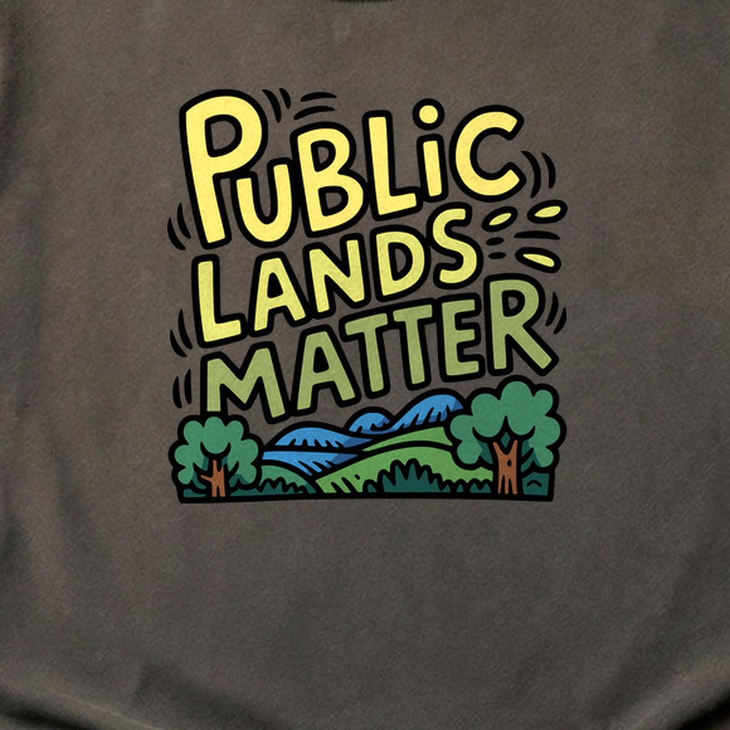 Public Lands Matter Cotton T-Shirt