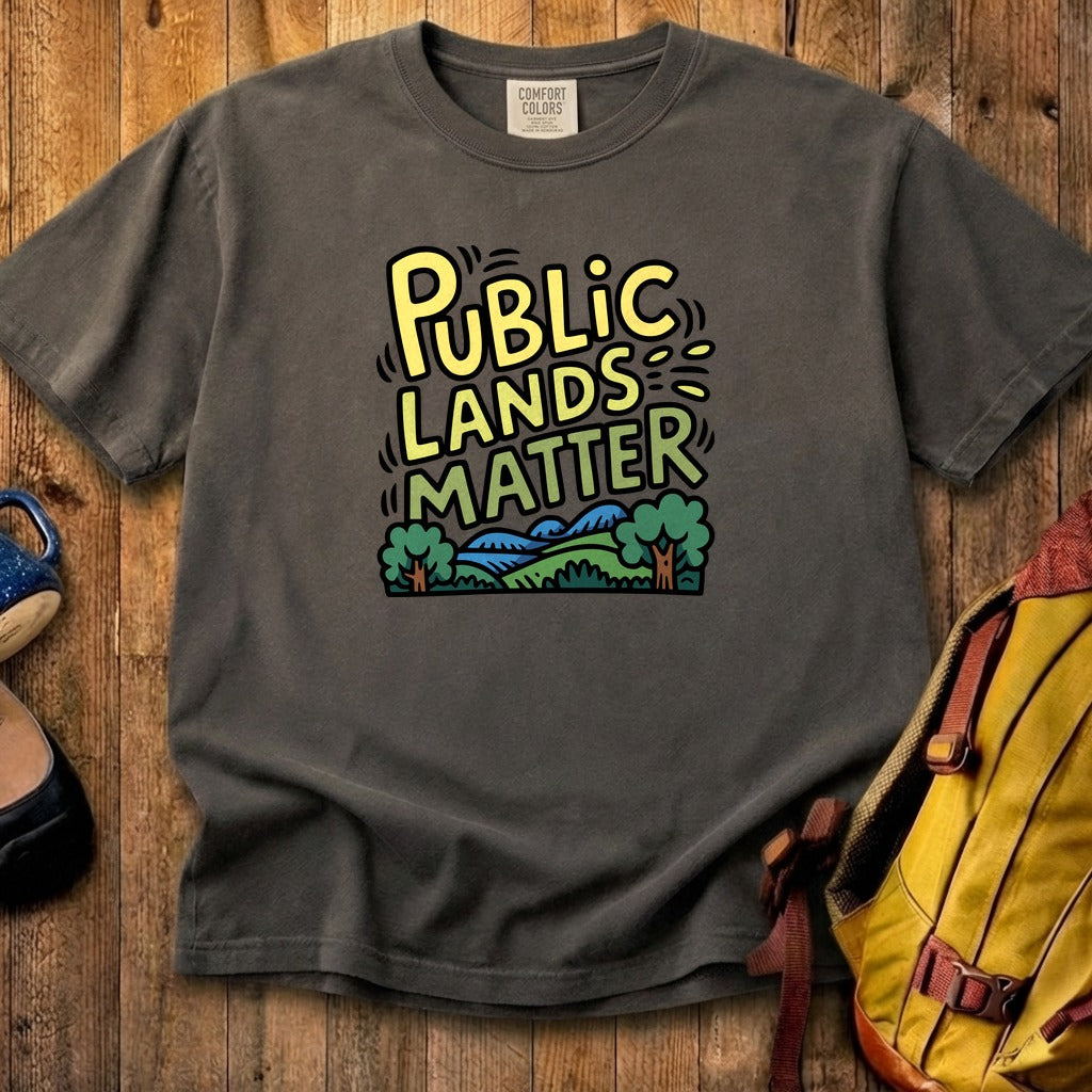 Public Lands Matter Cotton T-Shirt