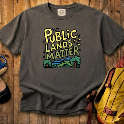 Public Lands Matter Cotton T-Shirt
