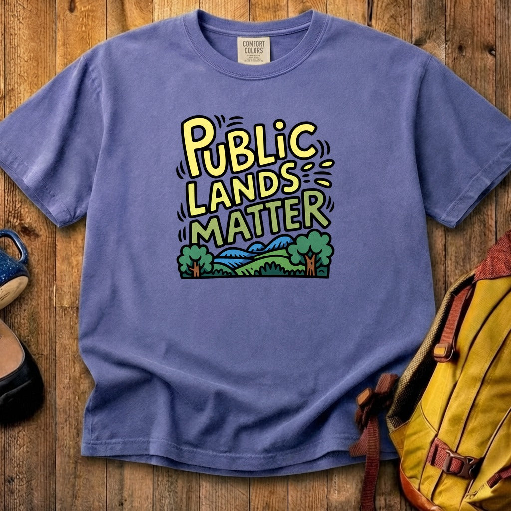 Public Lands Matter Cotton T-Shirt