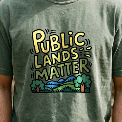 Public Lands Matter Cotton T-Shirt