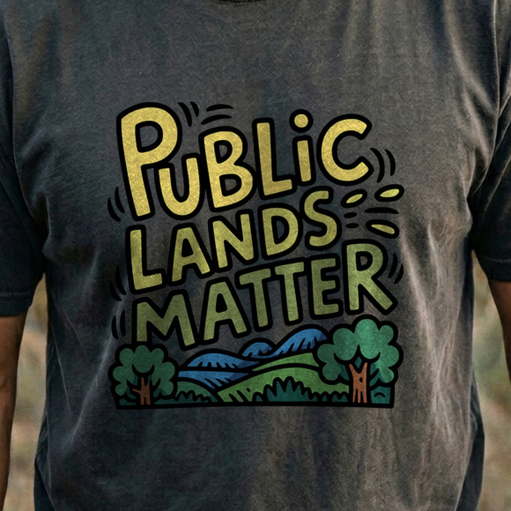 Public Lands Matter Cotton T-Shirt