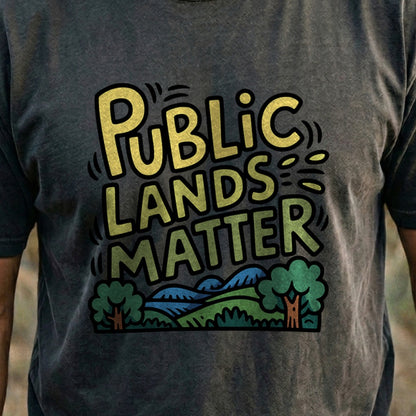 Public Lands Matter Cotton T-Shirt