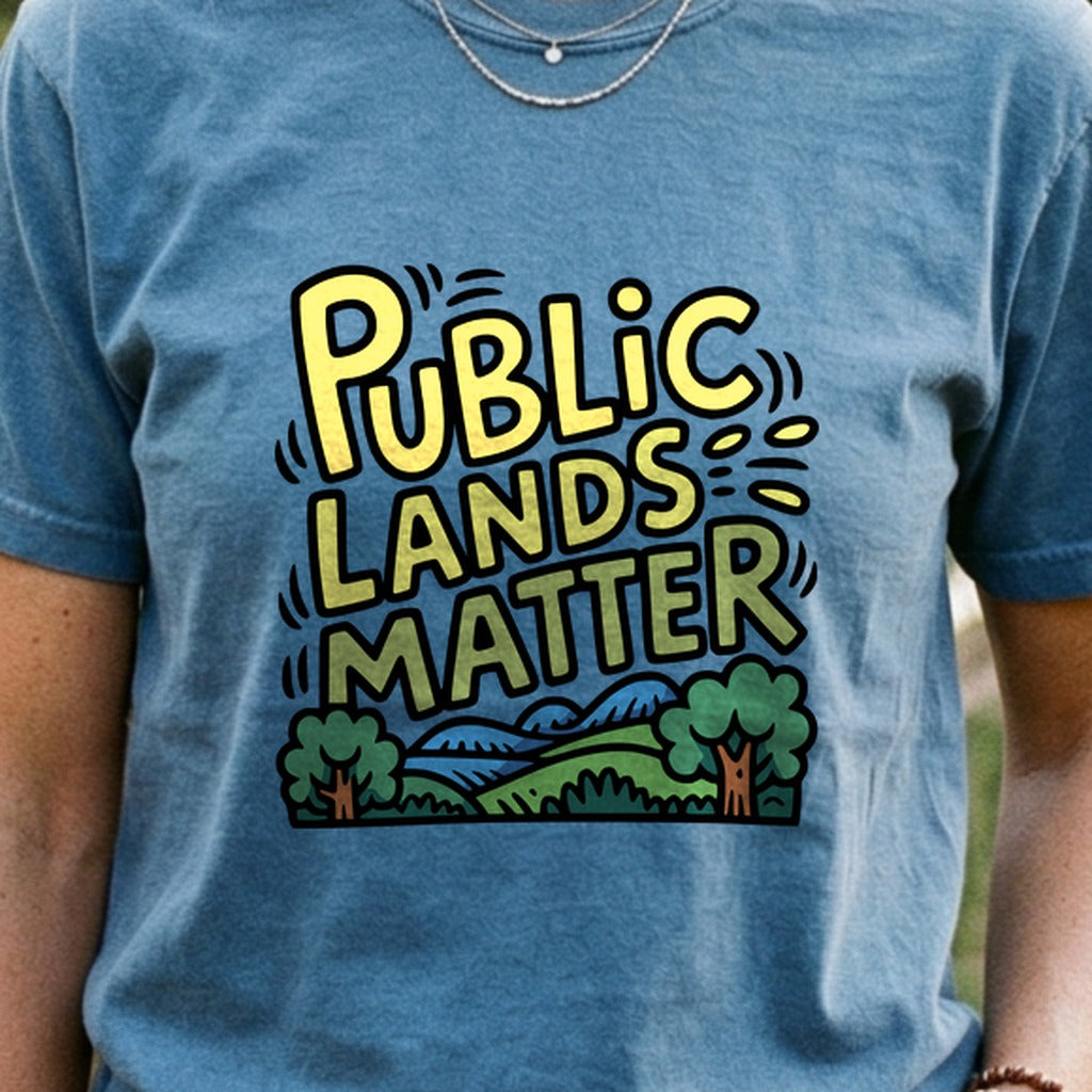 Public Lands Matter Cotton T-Shirt