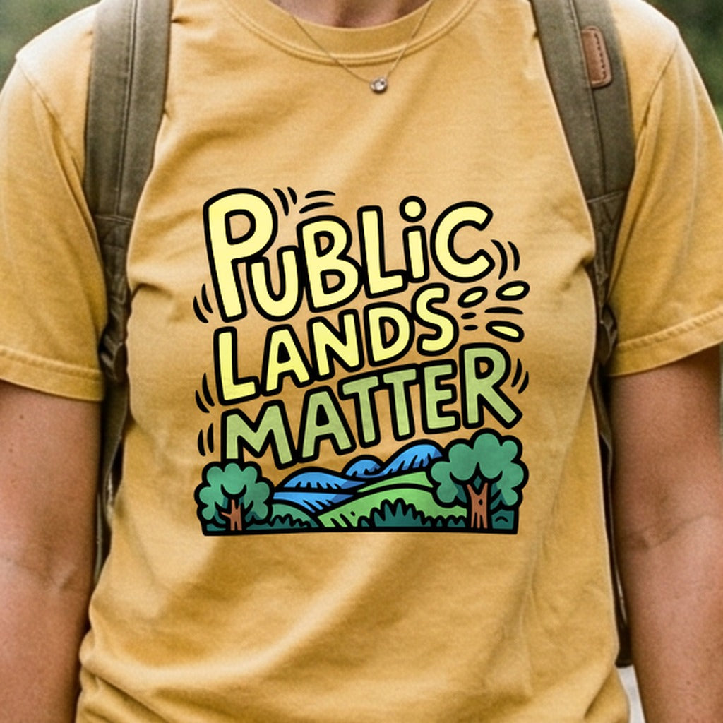 Public Lands Matter Cotton T-Shirt