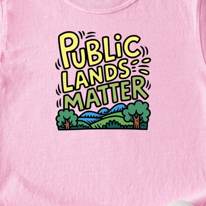 Public Lands Matter Kids Cotton T-Shirt