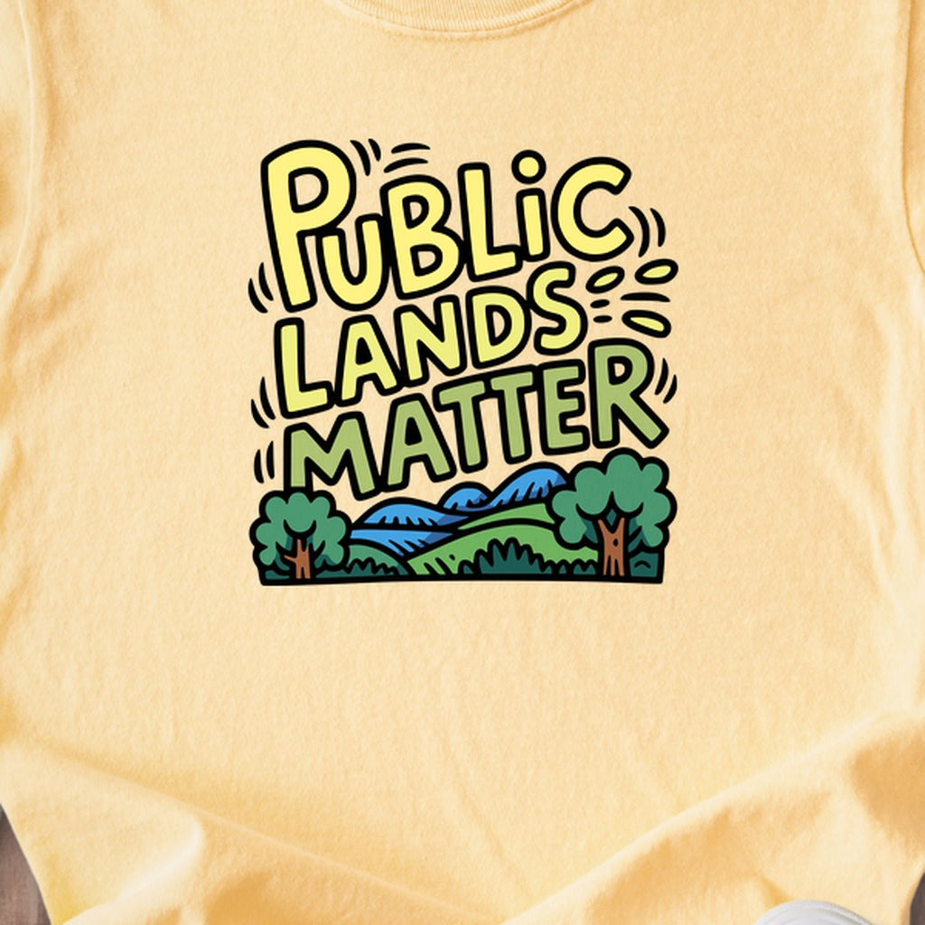 Public Lands Matter Kids Cotton T-Shirt