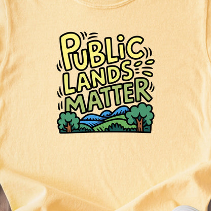 Public Lands Matter Kids Cotton T-Shirt