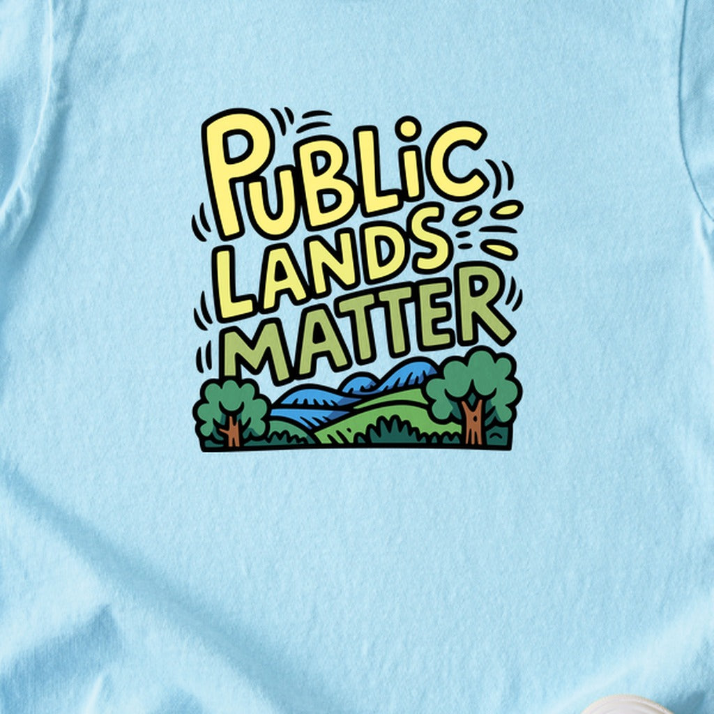 Public Lands Matter Kids Cotton T-Shirt