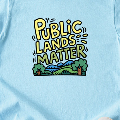 Public Lands Matter Kids Cotton T-Shirt