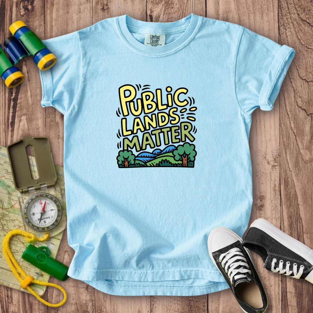 Public Lands Matter Kids Cotton T-Shirt