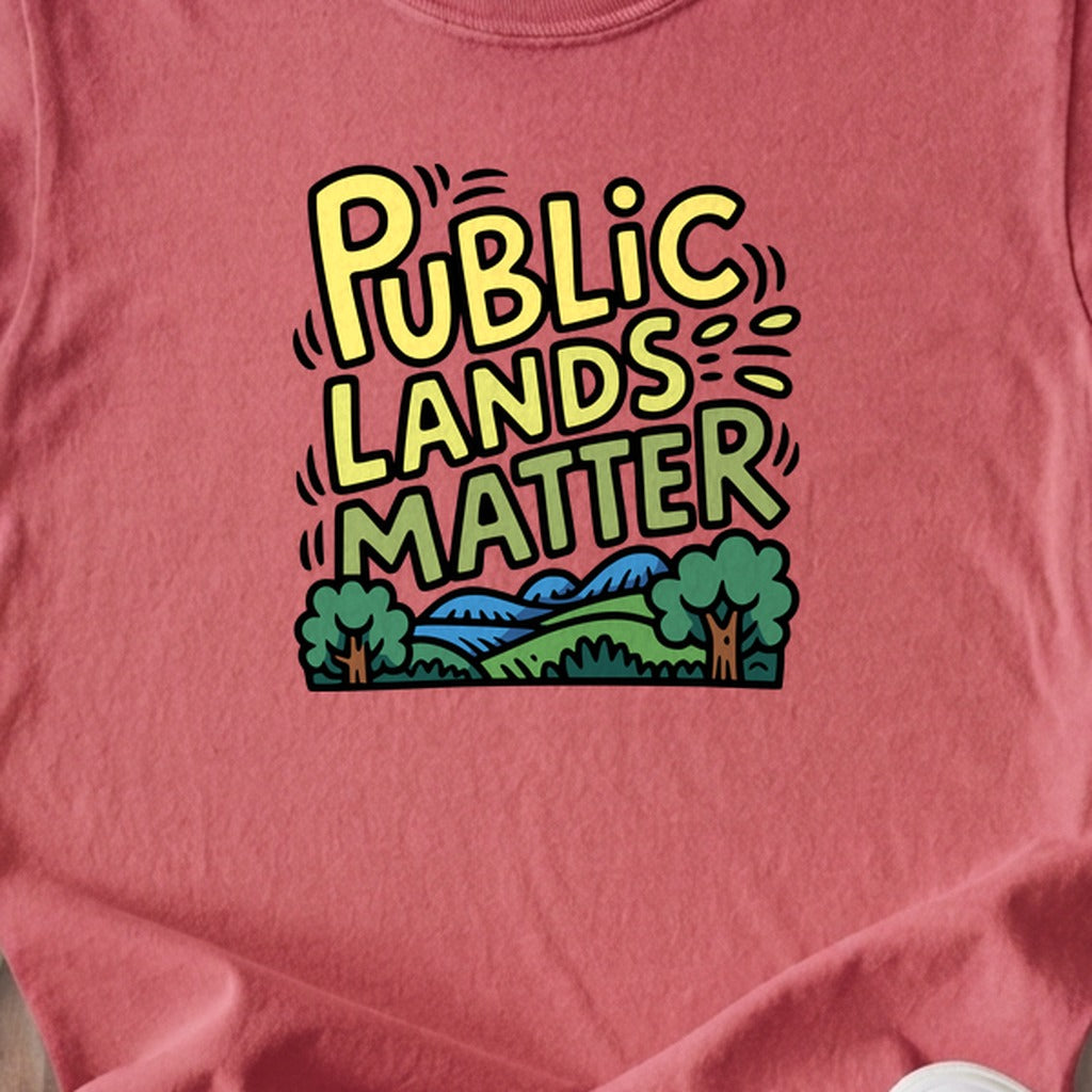 Public Lands Matter Kids Cotton T-Shirt