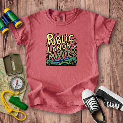 Public Lands Matter Kids Cotton T-Shirt
