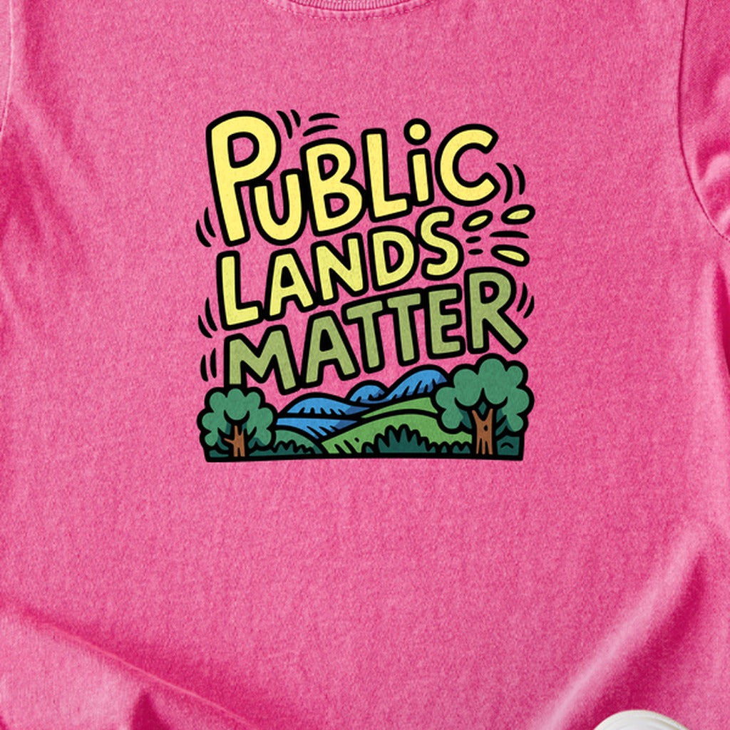 Public Lands Matter Kids Cotton T-Shirt