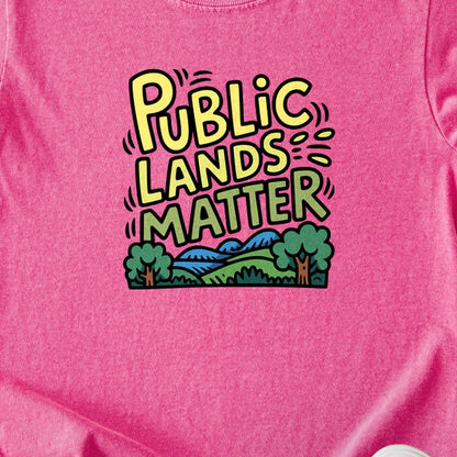 Public Lands Matter Kids Cotton T-Shirt