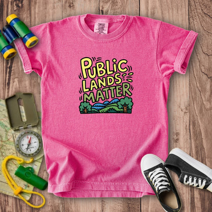 Public Lands Matter Kids Cotton T-Shirt