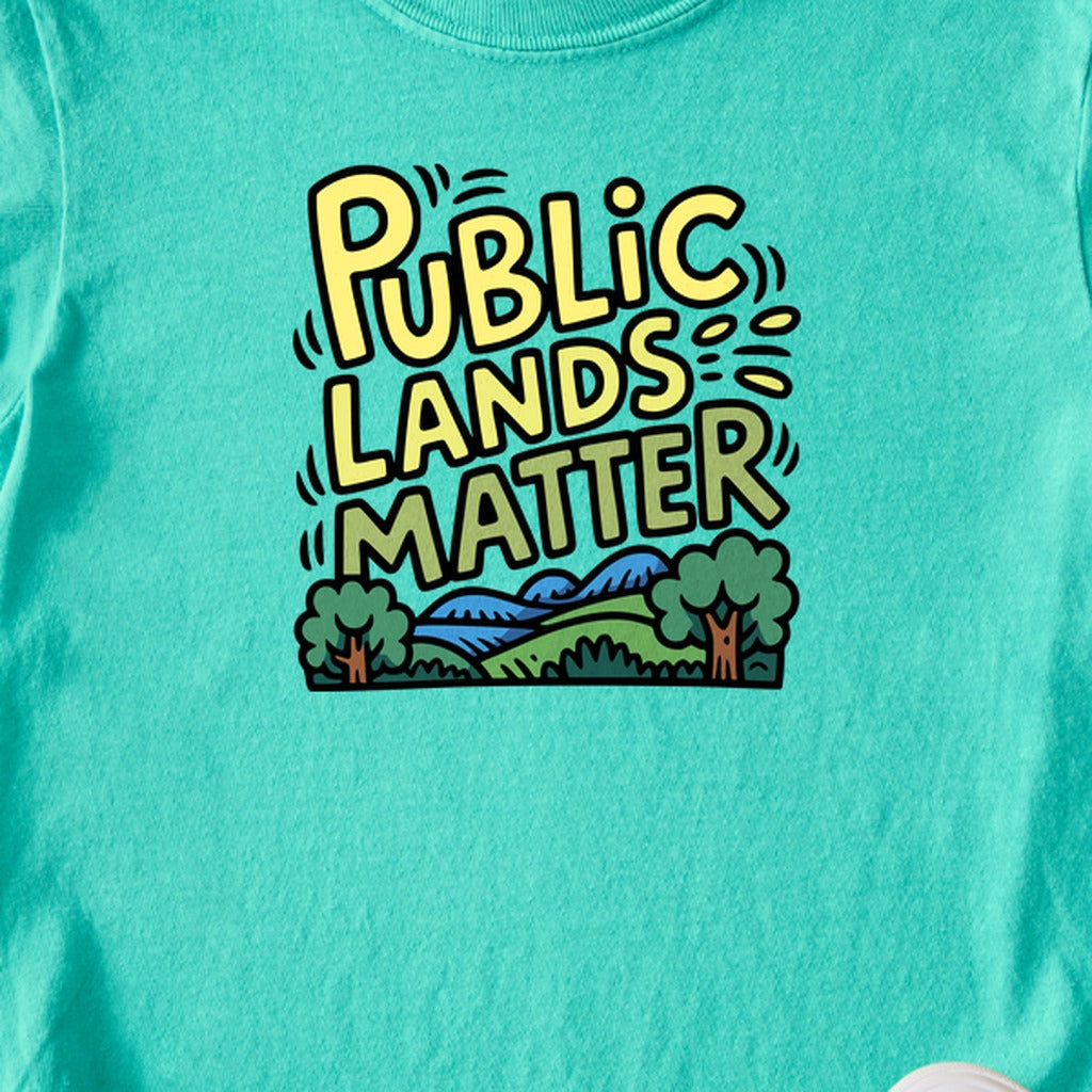 Public Lands Matter Kids Cotton T-Shirt