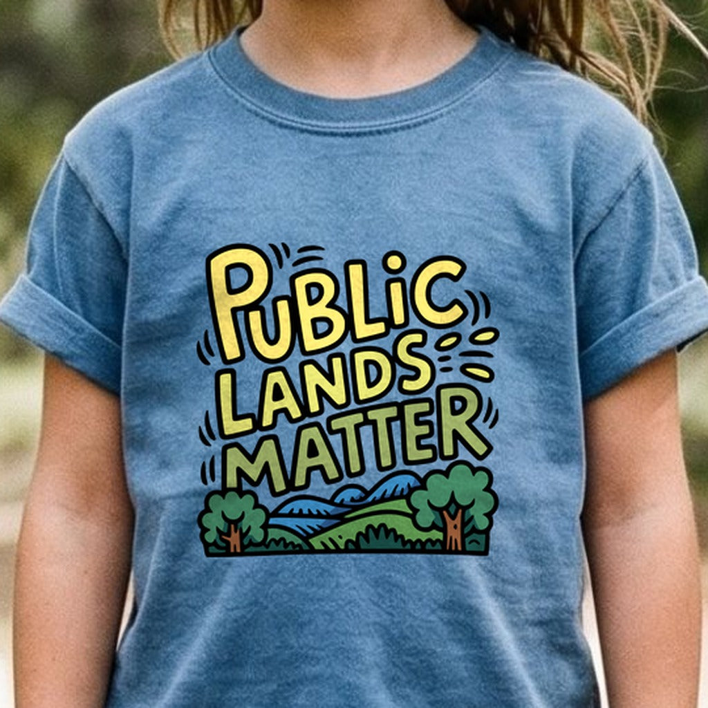 Public Lands Matter Kids Cotton T-Shirt
