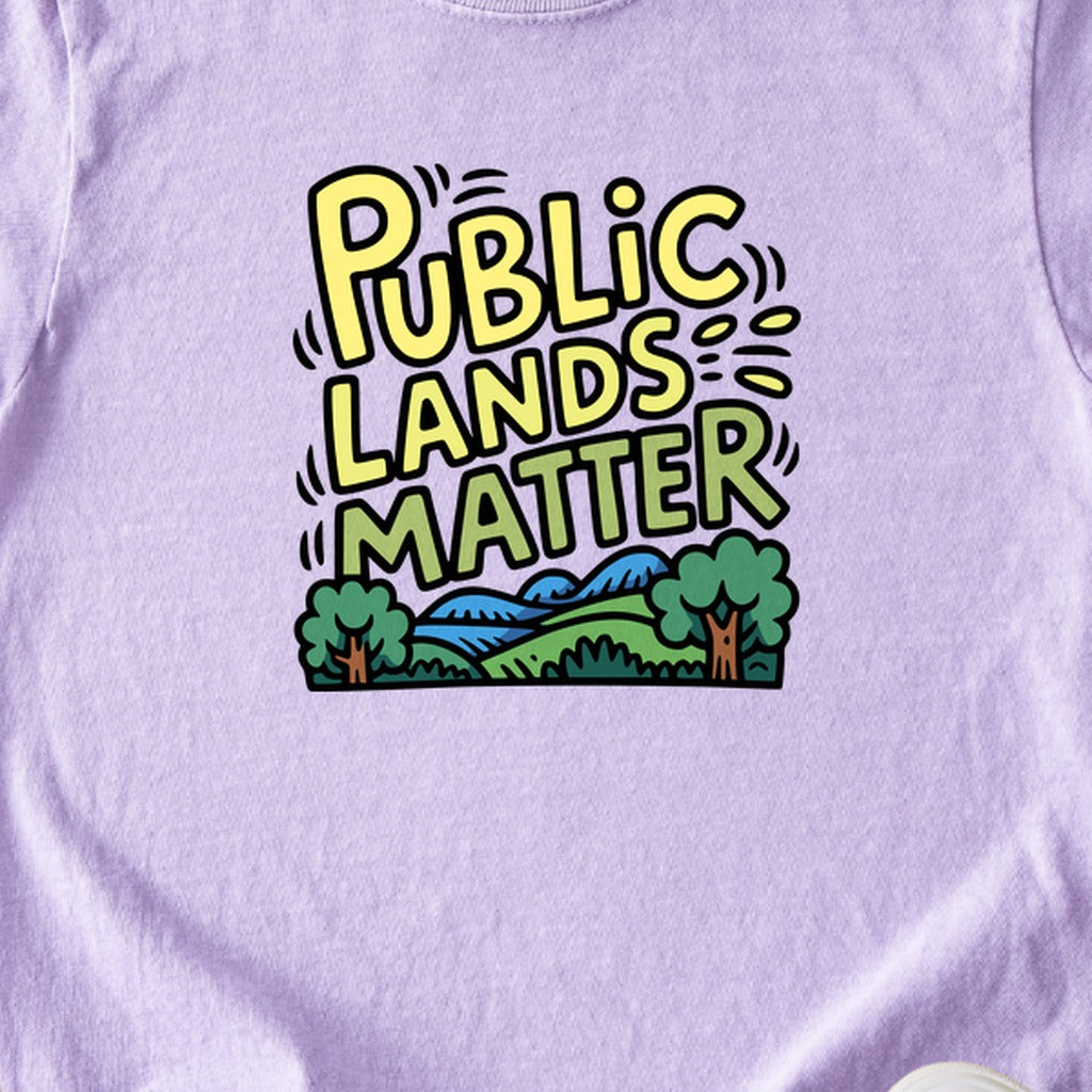 Public Lands Matter Kids Cotton T-Shirt