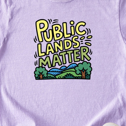 Public Lands Matter Kids Cotton T-Shirt