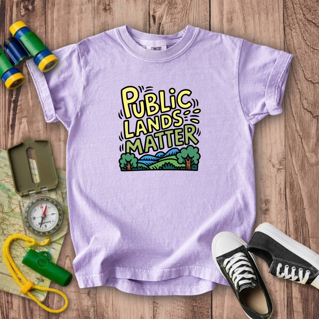Public Lands Matter Kids Cotton T-Shirt