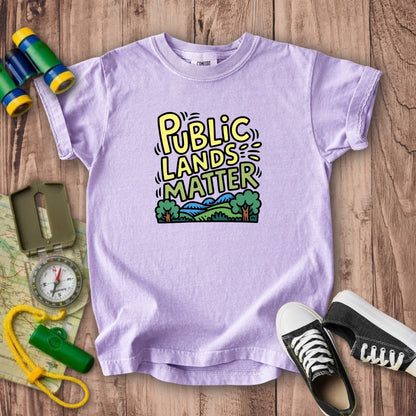 Public Lands Matter Kids Cotton T-Shirt