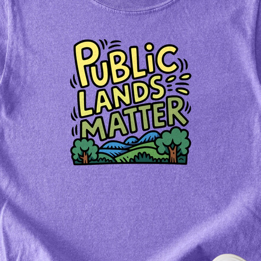 Public Lands Matter Kids Cotton T-Shirt
