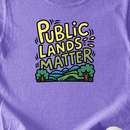 Public Lands Matter Kids Cotton T-Shirt