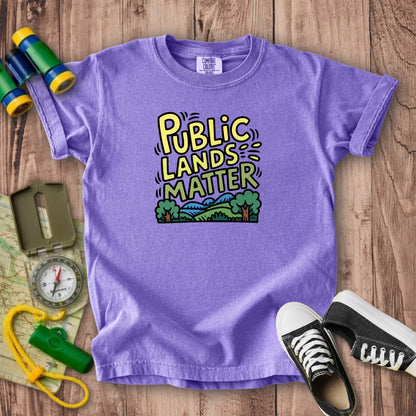 Public Lands Matter Kids Cotton T-Shirt