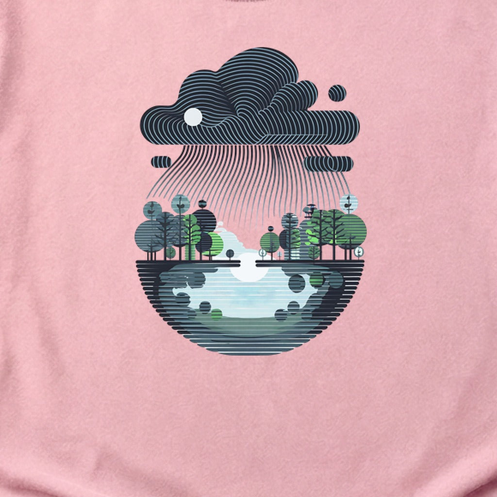 Rainy Day Reflection Cotton T-Shirt