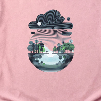 Rainy Day Reflection Cotton T-Shirt