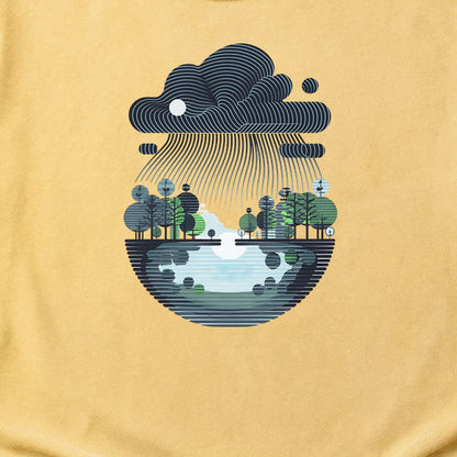 Rainy Day Reflection Cotton T-Shirt