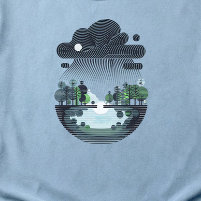 Rainy Day Reflection Cotton T-Shirt