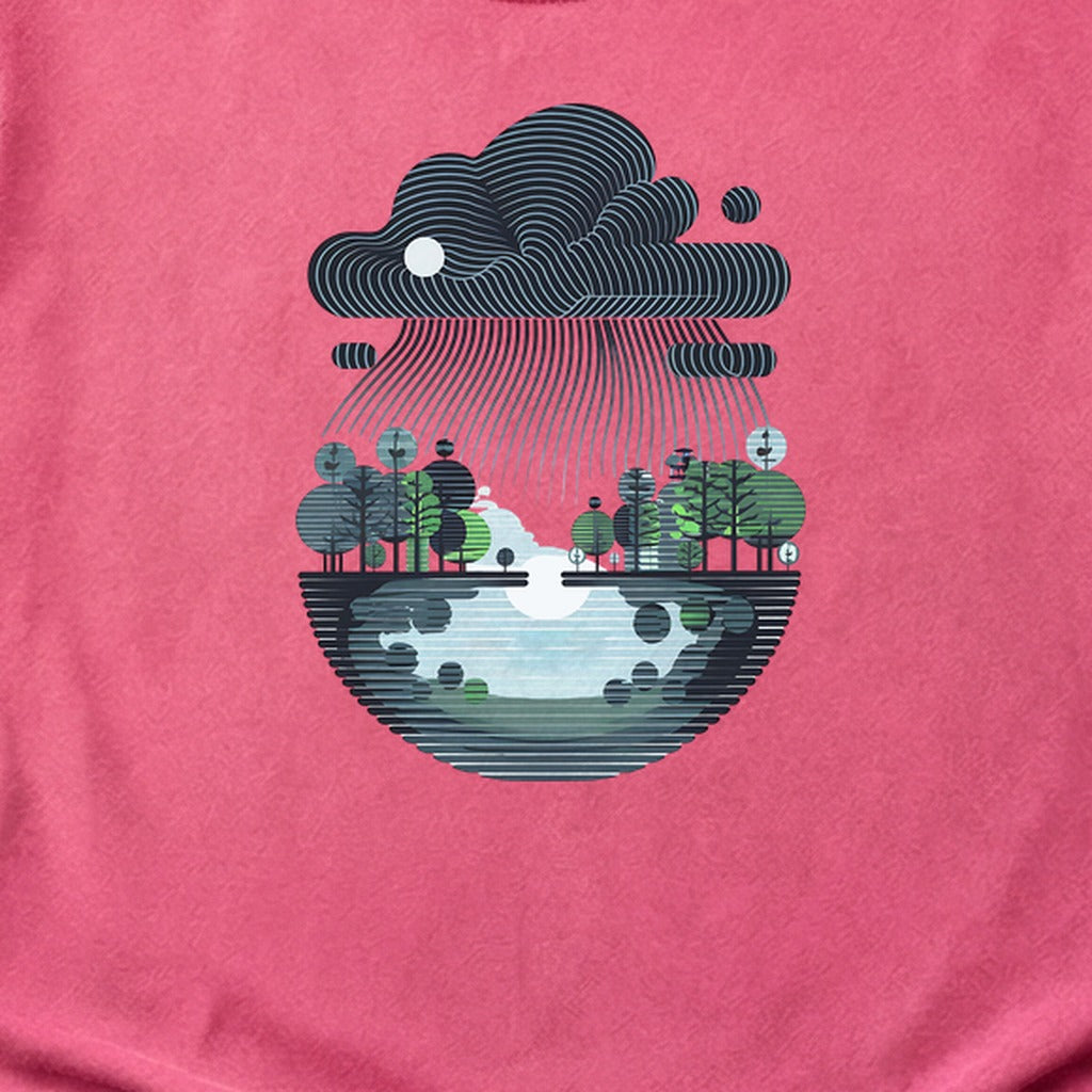 Rainy Day Reflection Cotton T-Shirt