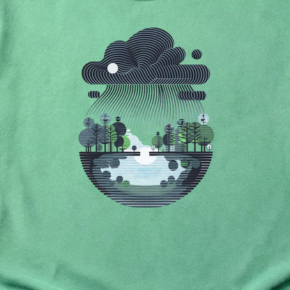 Rainy Day Reflection Cotton T-Shirt