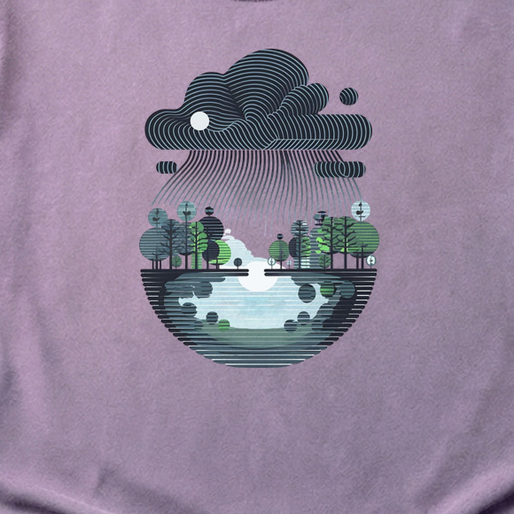 Rainy Day Reflection Cotton T-Shirt