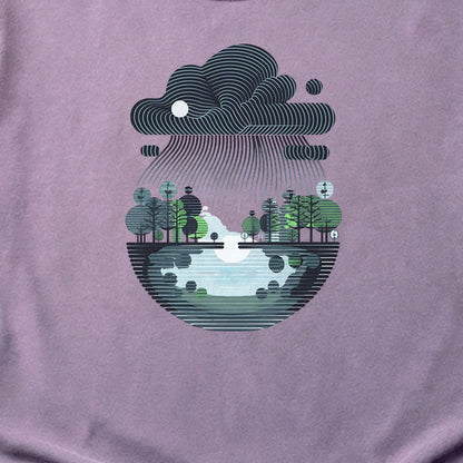 Rainy Day Reflection Cotton T-Shirt
