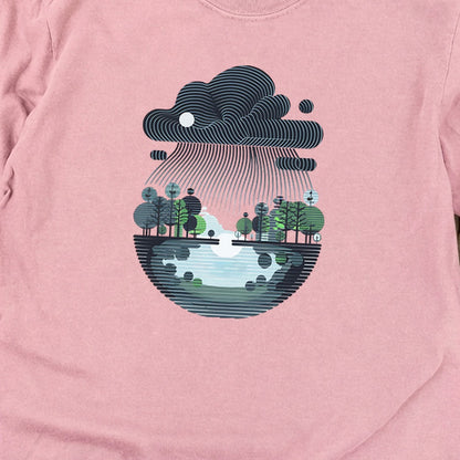 Rainy Day Reflection Cotton Long Sleeve