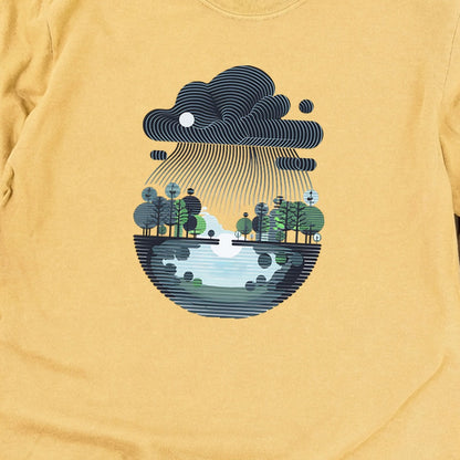 Rainy Day Reflection Cotton Long Sleeve