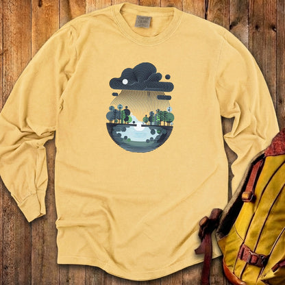 Rainy Day Reflection Cotton Long Sleeve