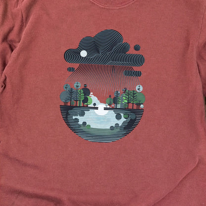 Rainy Day Reflection Cotton Long Sleeve
