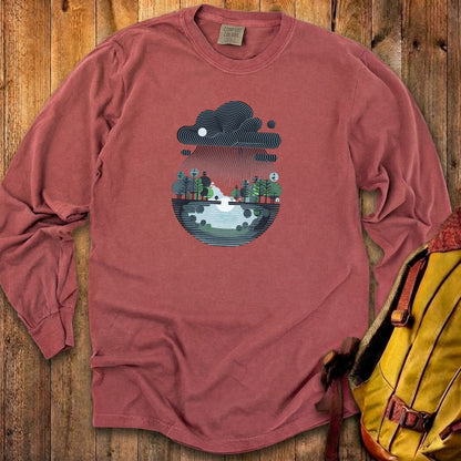 Rainy Day Reflection Cotton Long Sleeve