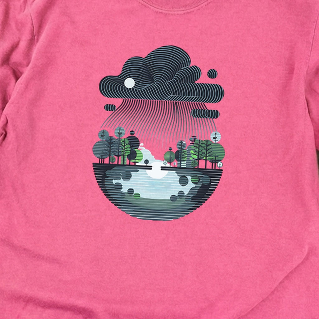 Rainy Day Reflection Cotton Long Sleeve