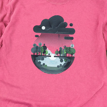 Rainy Day Reflection Cotton Long Sleeve