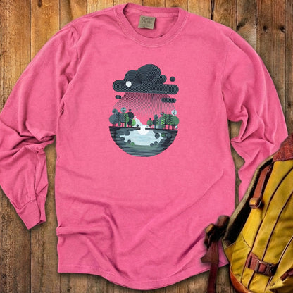 Rainy Day Reflection Cotton Long Sleeve
