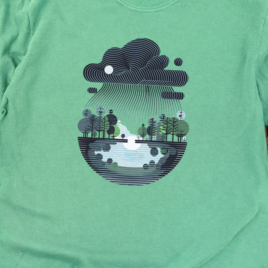 Rainy Day Reflection Cotton Long Sleeve