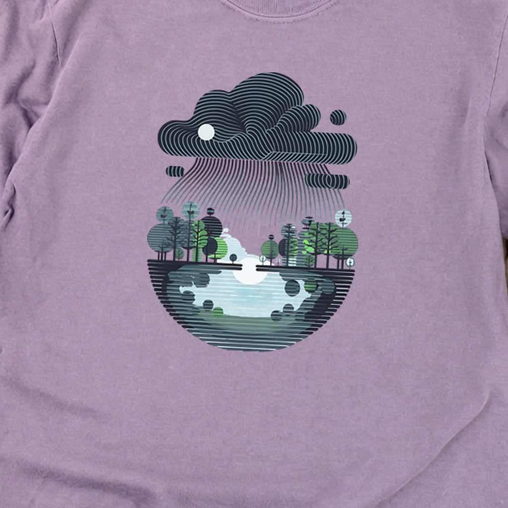 Rainy Day Reflection Cotton Long Sleeve