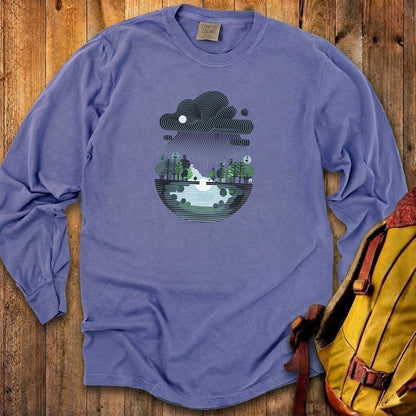 Rainy Day Reflection Cotton Long Sleeve