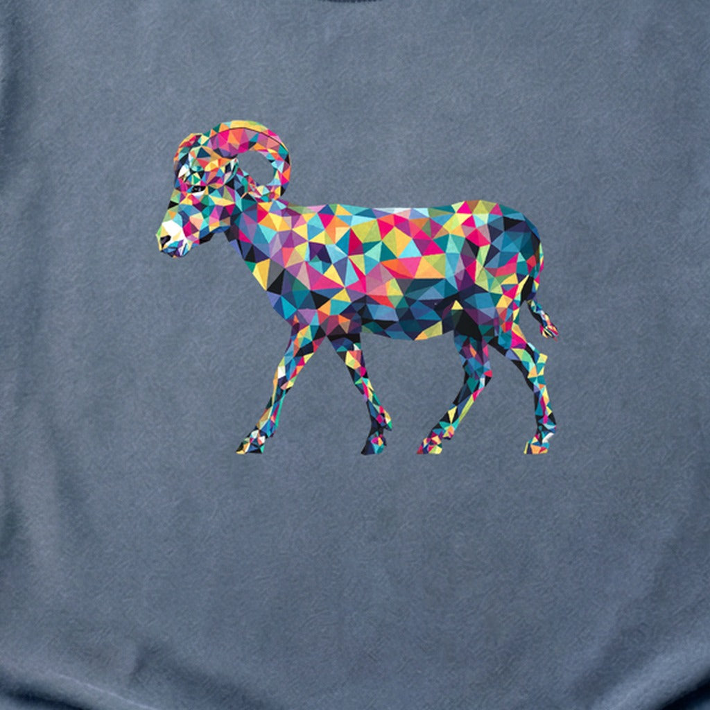 Ram Mosaic Cotton T-Shirt