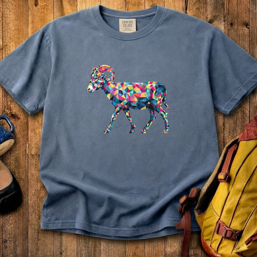 Ram Mosaic Cotton T-Shirt